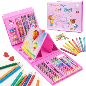 208 Pieces Super Mega Art Set Pink(বড় সাইজ)