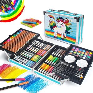 145 Unicorn Mega Colour Art box Blue